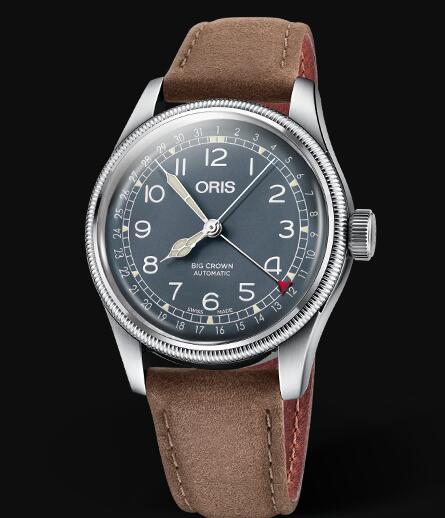 Review Oris Aviation Big Crown Pointer Date 40MM Replica Watch 01 754 7741 4065-07 5 20 63 - Click Image to Close